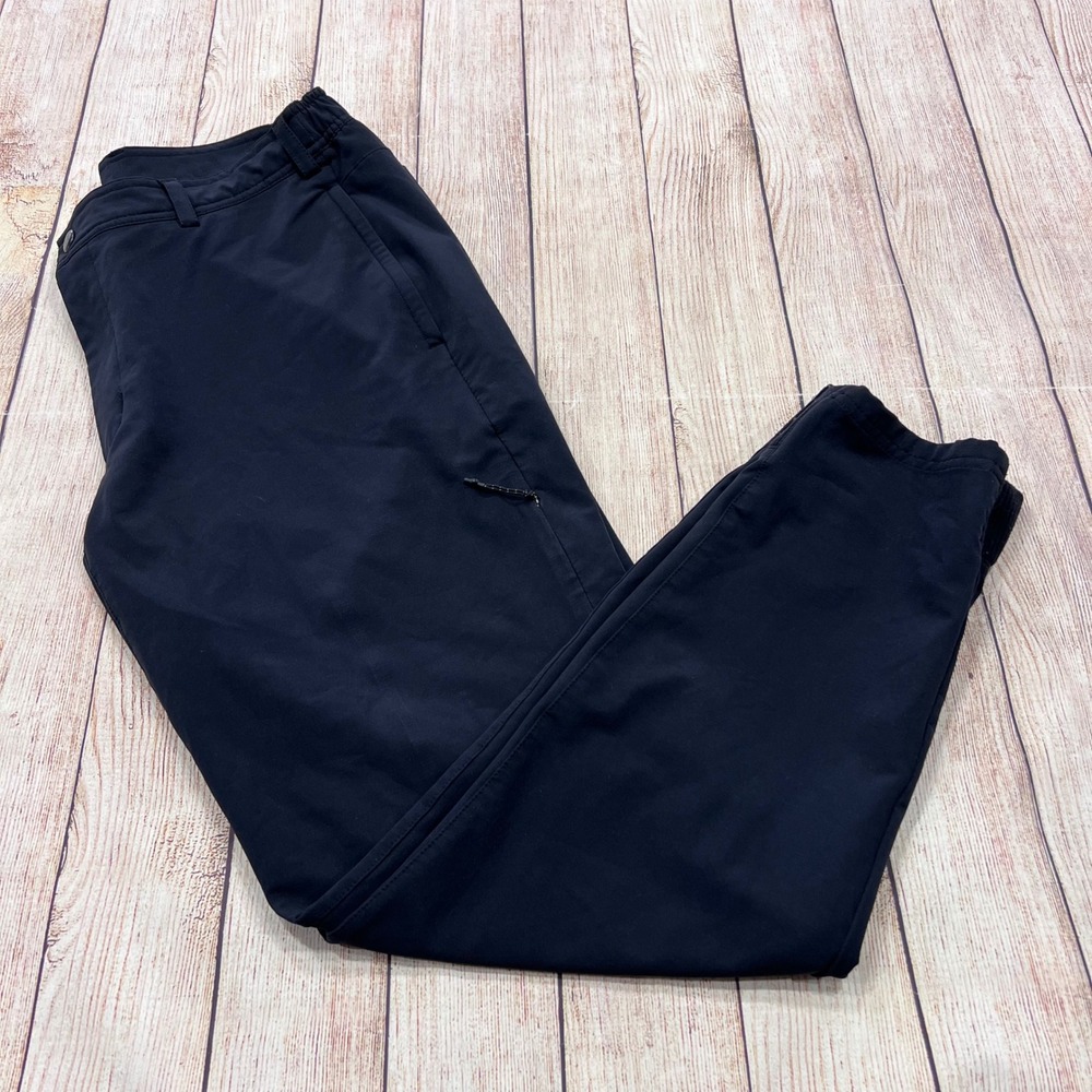 Mack Weldon Radius Flex Jogger Pants Mens Large Black Tech Performance Water